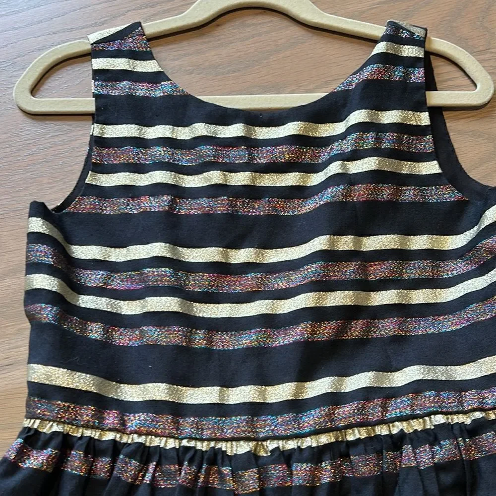 Gymboree Striped Sparkle Holiday Party Dress
